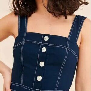 Maeve Denim Jumpsuit